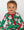 Green Santa Joy Footie