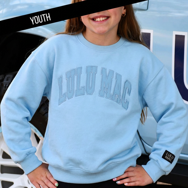 Lulu Mac Sweatshirt- Light Blue
