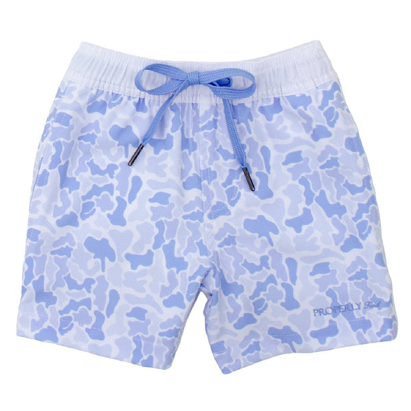 Riviera Swim Trunk- River Camo