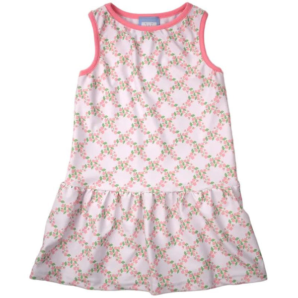 Floral Trellis Tank Dress