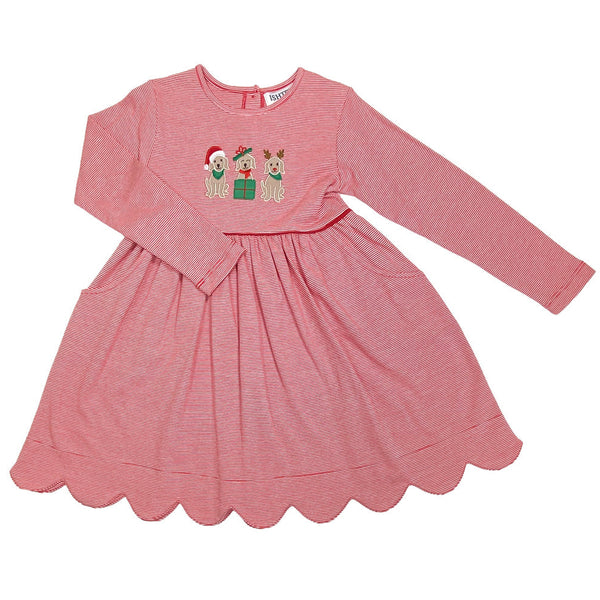 Christmas Dog Trio Dress