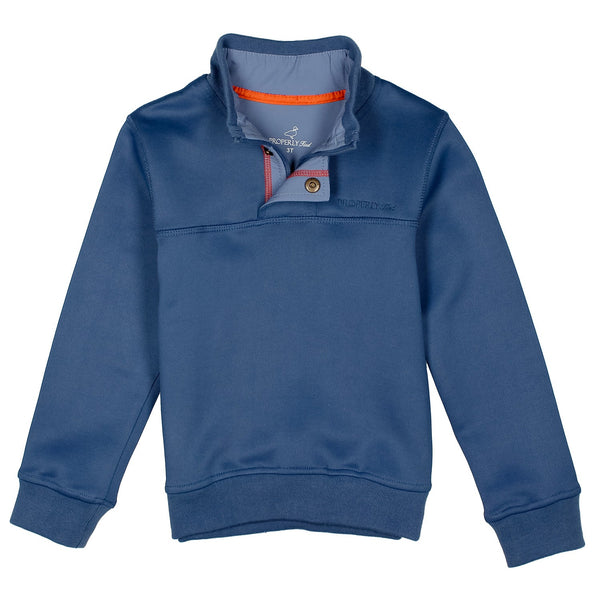 Kennedy Pullover- Stone Blue