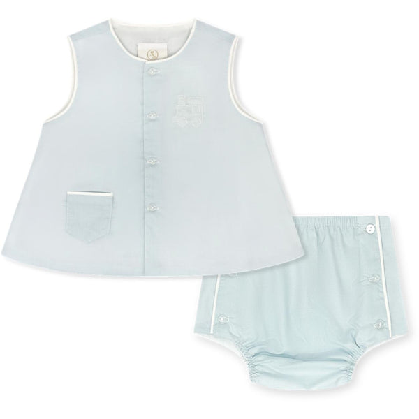 Mason Diaper Set- Blessings Blue