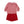 Red Corduroy- Elastic Waist Short