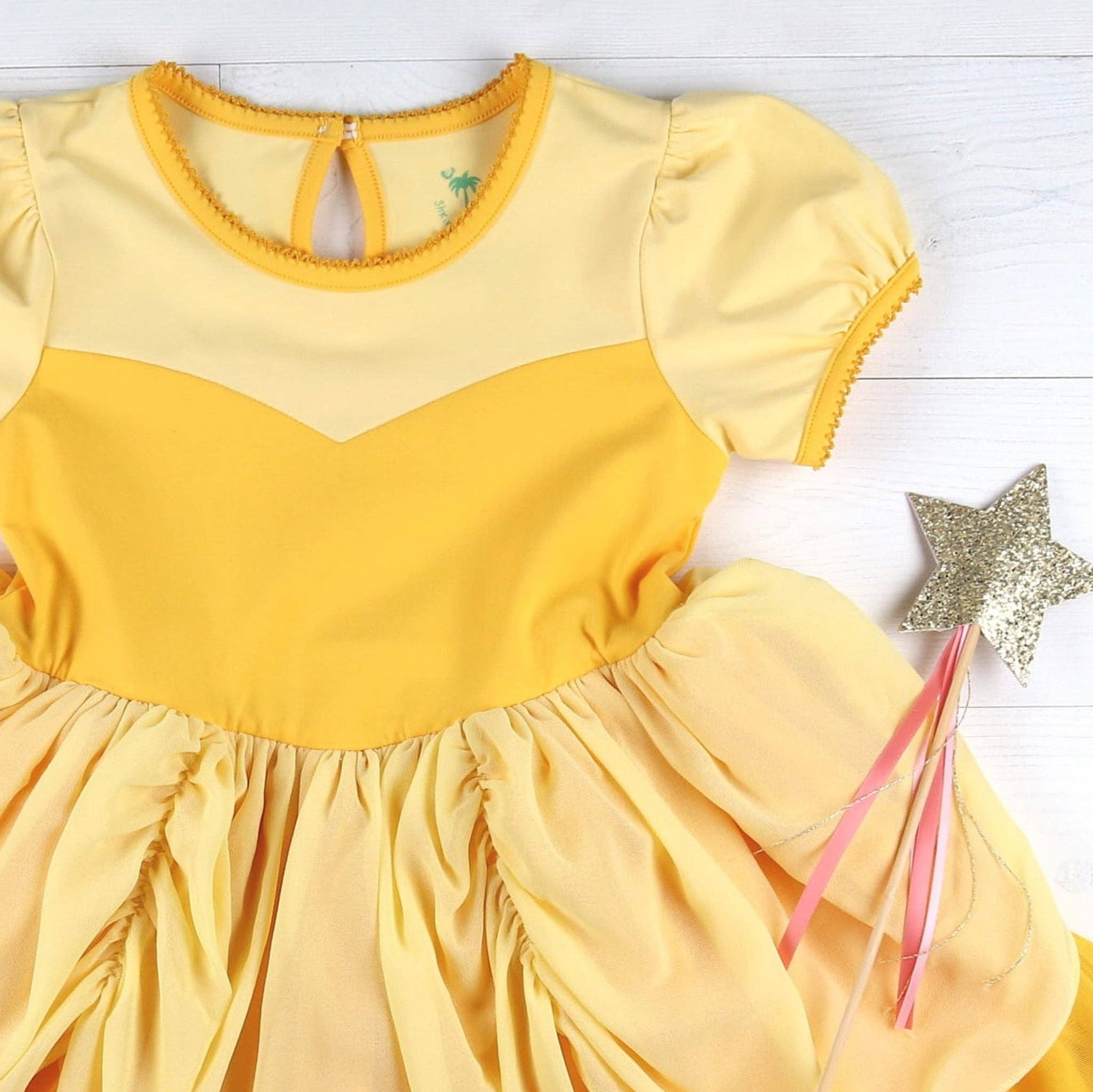 Princess Dress- Yellow Large (7-8) Princess Dress- Yellow Large (7-8)