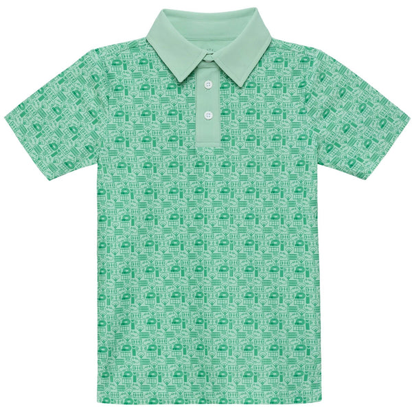 Court & Field Polo- Green