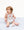 Baseball Stripe Ric Rac Ruffle Sunsuit