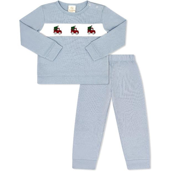 Boardwalk Blue Knit Play Set- Christmas Truck