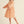 Crinkled Texture Puff Sleeve Dress- Sand