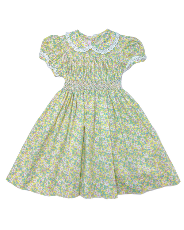 Smocked Polly Dress- Paysanne Blossom