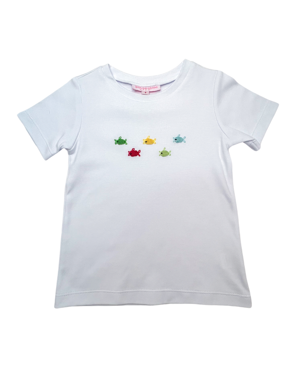 Embroidered Tee - Fish