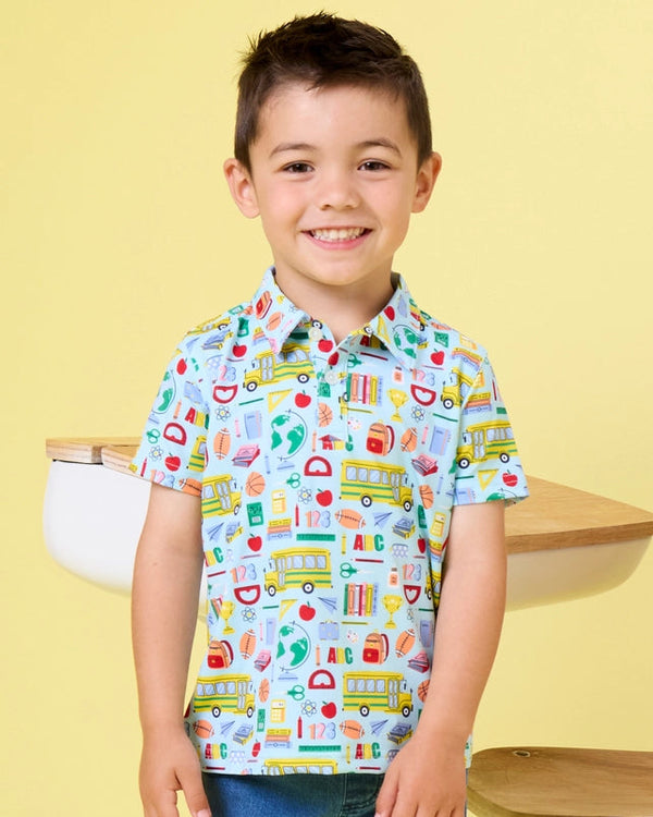 Performance Knit Polo- Classroom Crew