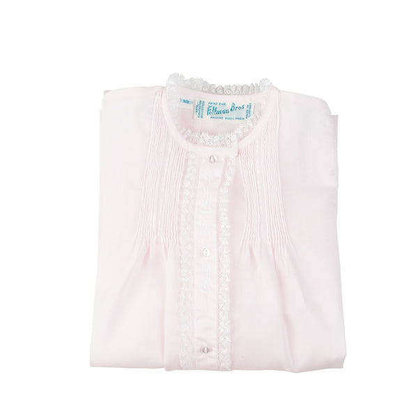 Lace Folded Daygown- Pink