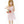 Strawberry Swiss Dot Tank Dress- Pink
