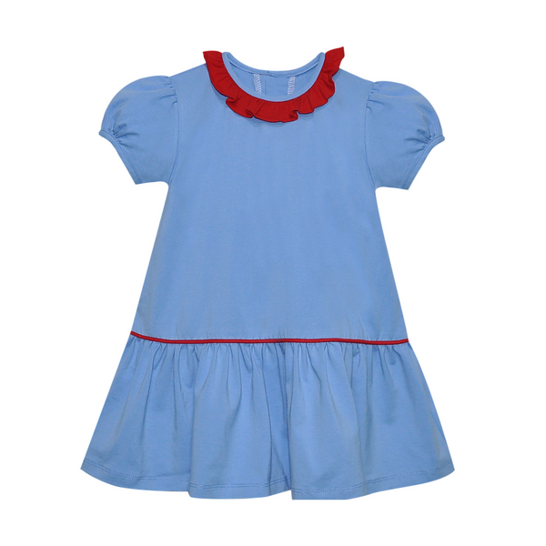 Blue/Red Dress