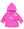 Fleece Jacket Wrap Close- Bright Pink