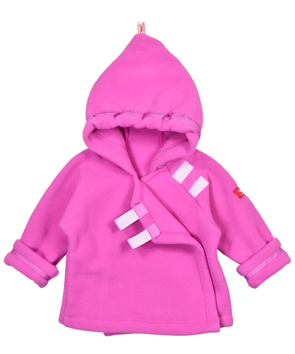 Fleece Jacket Wrap Close- Bright Pink