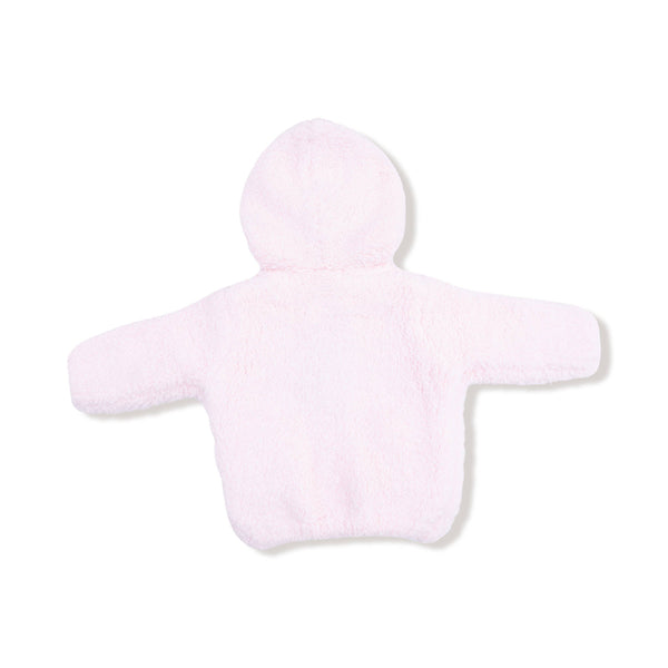 Chenille Hooded Jacket- Pretty Pink