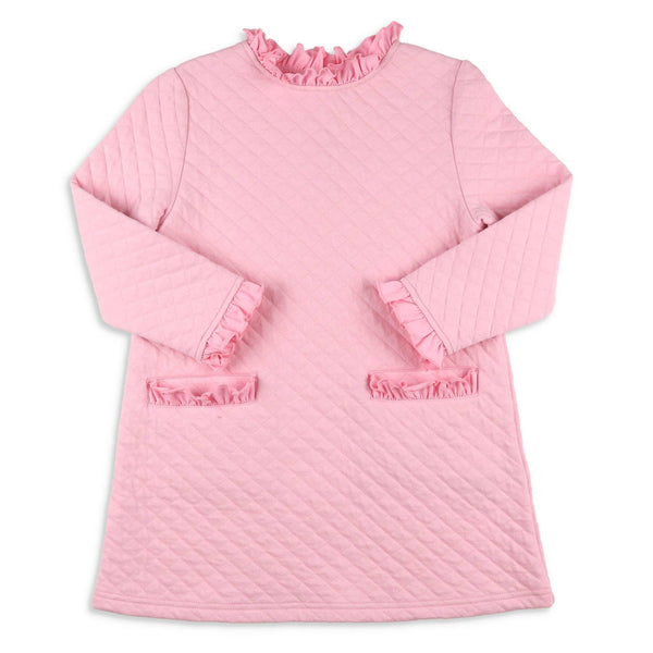 Quilted Dress- Ballet Pink