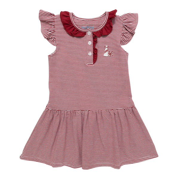 Game Day Dress- Crimson