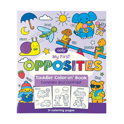 Color-in Book- My First Opposites