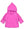 Fleece Jacket Wrap Close- Bright Pink