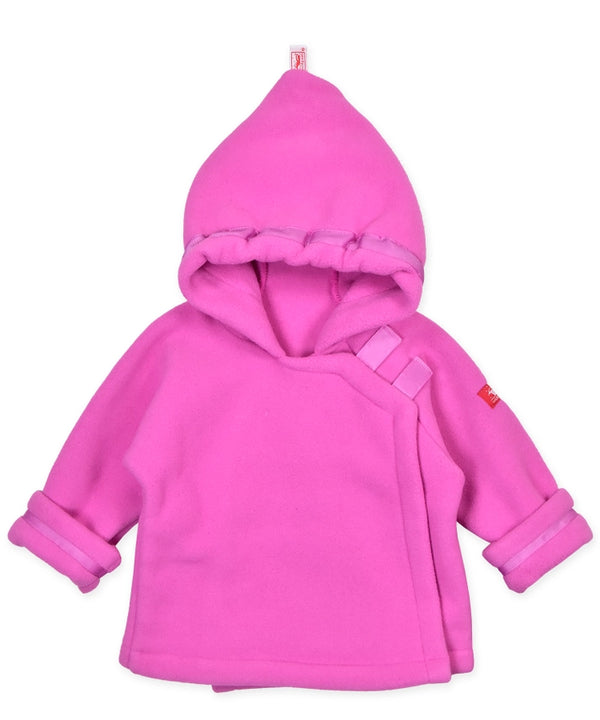 Fleece Jacket Wrap Close- Bright Pink