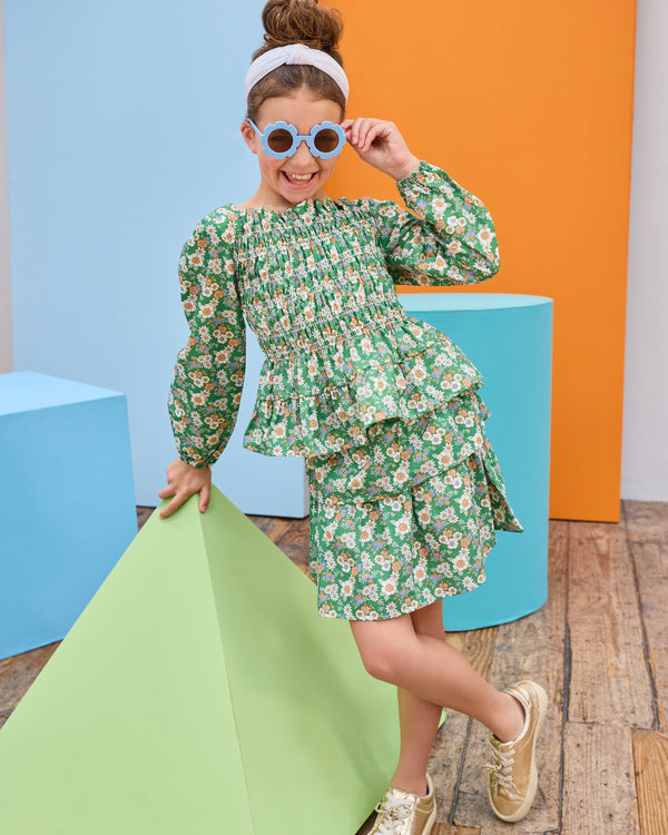 India LS Top- Greenwich Garden Green
