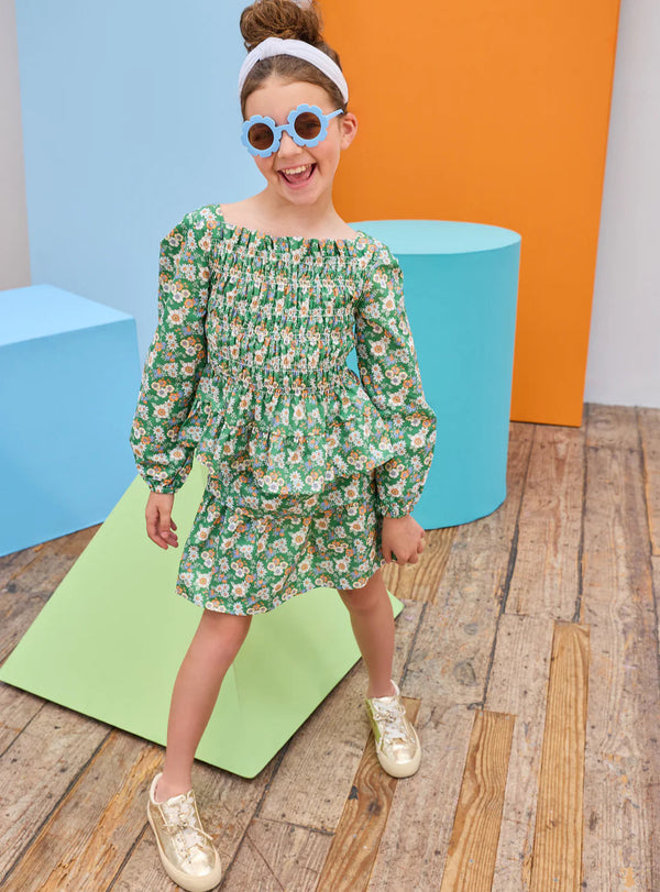Two-Tiered Circle Skort- Greenwich Garden Green