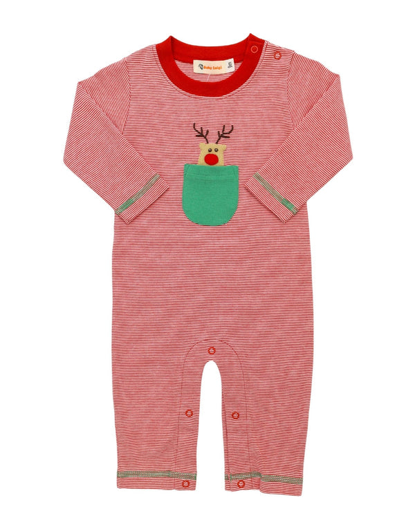 Rudolph Pocket Romper