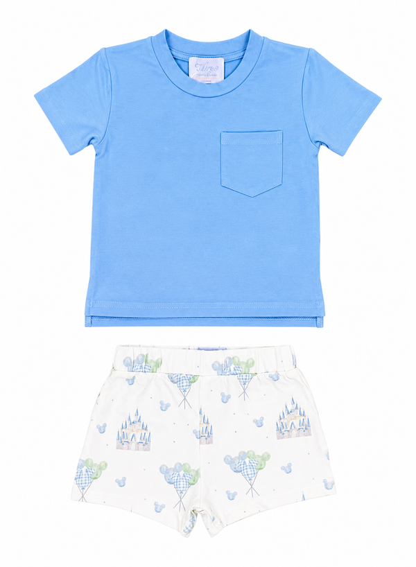 Covington Crewneck W/ Stafford Short Set- House of the Mouse