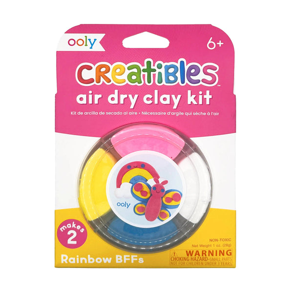 Air Dry Clay BFFs Kit- Rainbow Pals (Set of 4 Color)