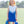 Cheer Uniform Skort Set- Royal/White