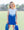 Cheer Uniform Skort Set- Royal/White