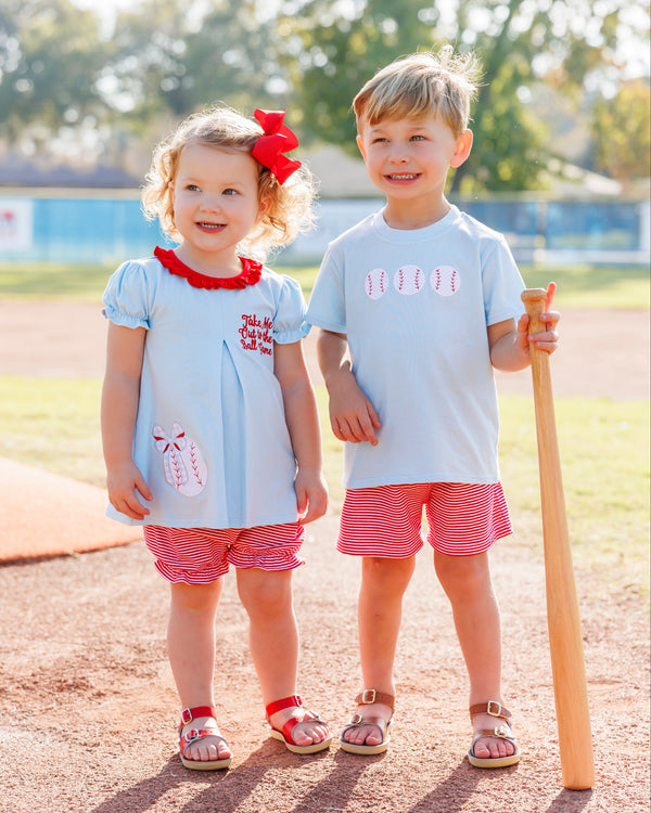 Take Me Out To The Ball Game Short Set