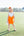 Cheer Uniform Skort Set- Orange/White