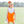 Cheer Uniform Skort Set- Orange/White