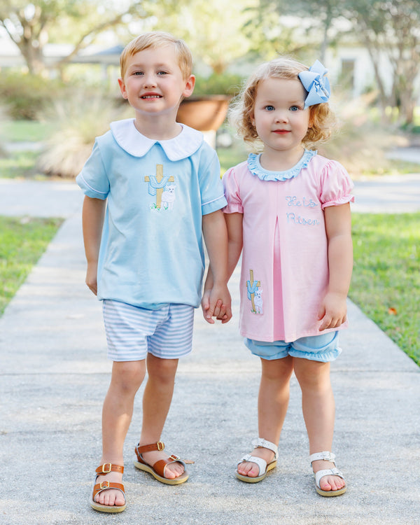 He Is Risen Pleat Bloomer Set