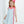 Clara Sleeveless Dress- Blue Gingham And Pink