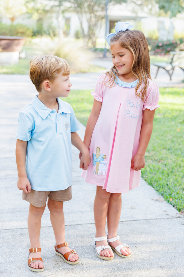 He Is Risen Pleat Dress