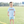 Football Trio Shirt- Light Blue Stripe