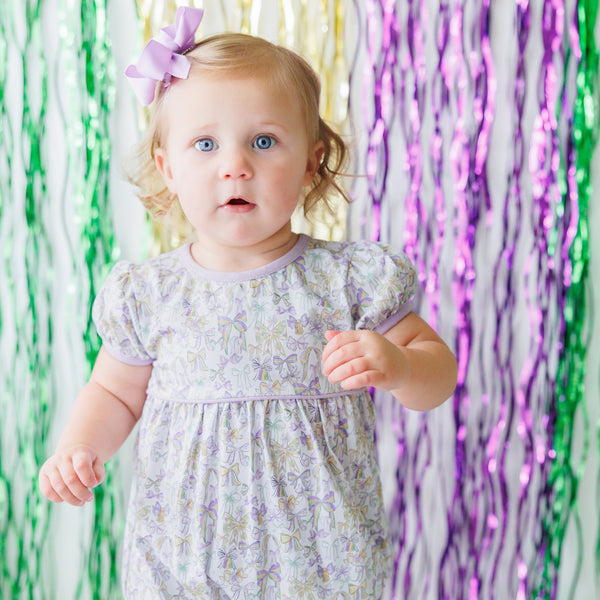 Mardi Gras Bow Bubble