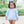 Lottie Bubble - Light Blue Stripe