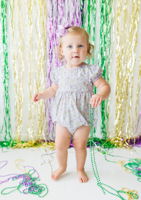 Mardi Gras Bow Bubble