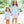 Lottie Dress - Light Blue Stripe