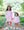 Lottie Dress - Light Pink Stripe