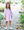 Lottie Dress - Light Pink Stripe
