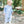 Andy Romper - Light Blue Stripe