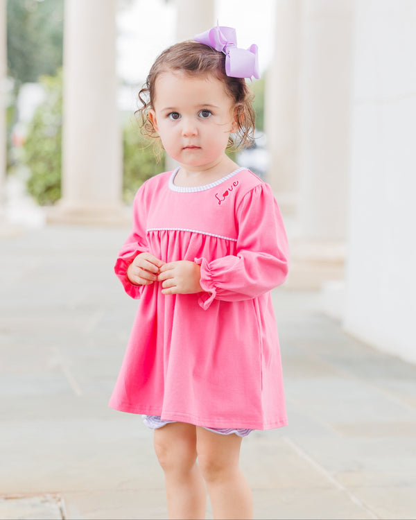 Love Embroidery Bloomer Set