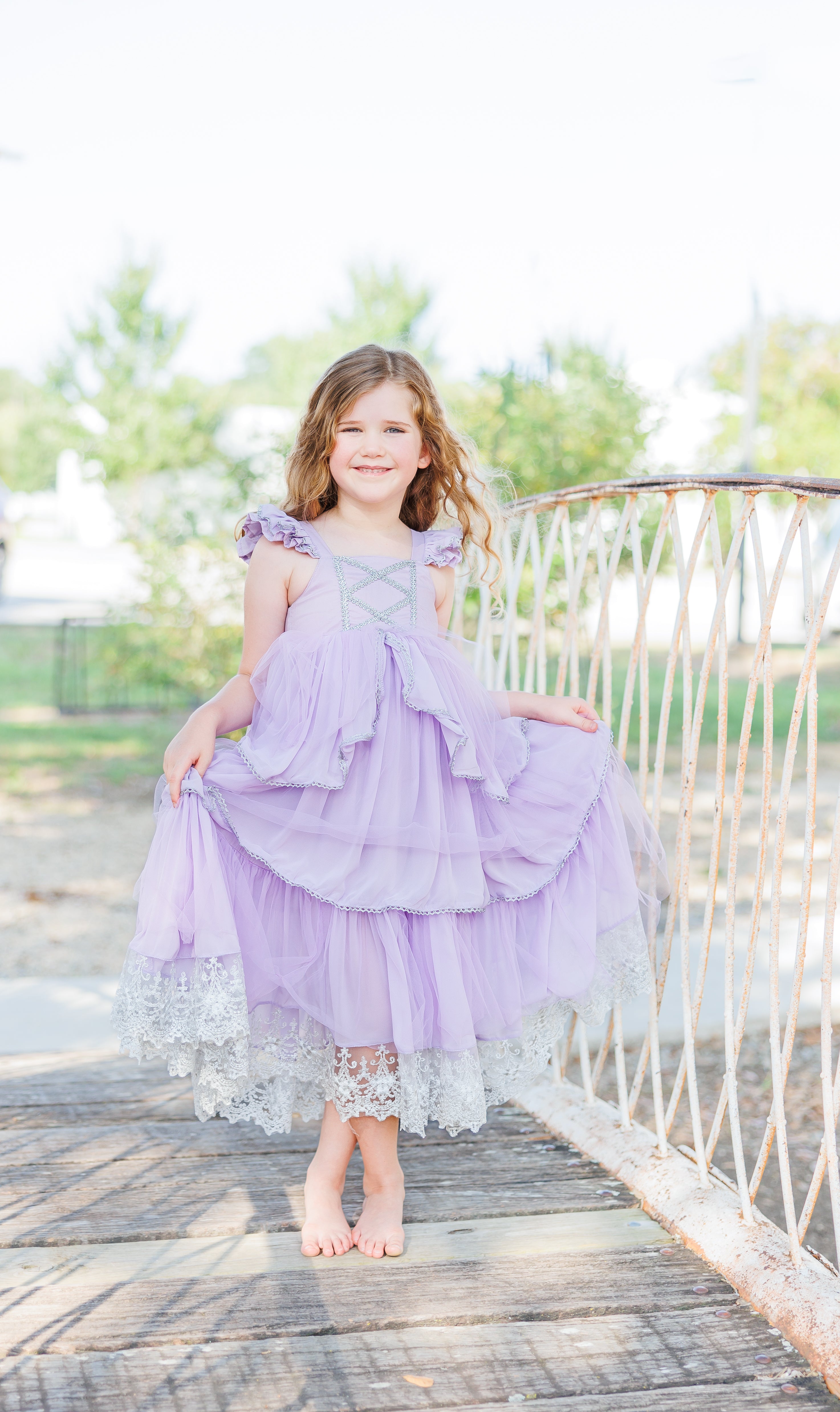 which princess wears a purple dress Lexica